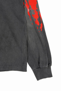 画像をギャラリービューアに読み込む, SAINT Mxxxxxx LS TEE / SAINT IS A KISS (BLACK)