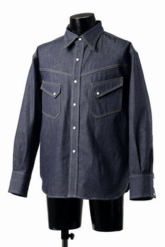 画像をギャラリービューアに読み込む, SAINT Mxxxxxx x BerBerJin DENIM SHIRT / REGID (BLUE)