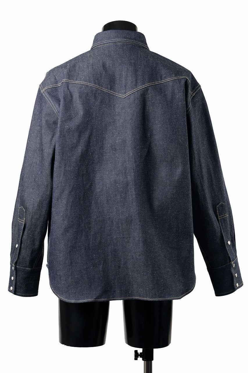 画像をギャラリービューアに読み込む, SAINT Mxxxxxx x BerBerJin DENIM SHIRT / REGID (BLUE)