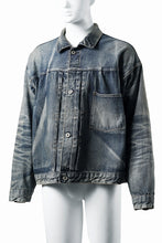 Load image into Gallery viewer, SAINT Mxxxxxx x BerBerJin BJ_DENIM JACKET DAMAGE (BLUE)