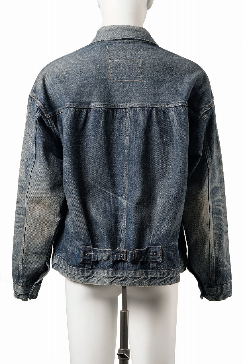 SAINT Mxxxxxx x BerBerJin BJ_DENIM JACKET DAMAGE (BLUE) – ETERNAL