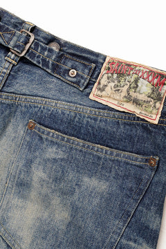 画像をギャラリービューアに読み込む, SAINT Mxxxxxx x BerBerJin BB_DENIM PANT 5PKTS DAMAGE (BLUE)