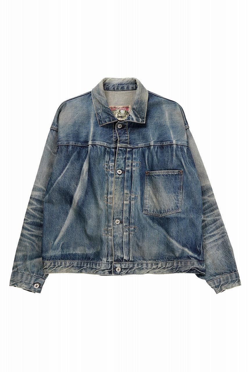 SAINT Mxxxxxx x BerBerJin BJ_DENIM JACKET DAMAGE (BLUE) – ETERNAL
