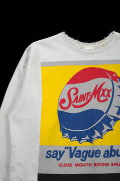 画像をギャラリービューアに読み込む, SAINT Mxxxxxx SWEAT / VAGUE ABUSE (WHITE)