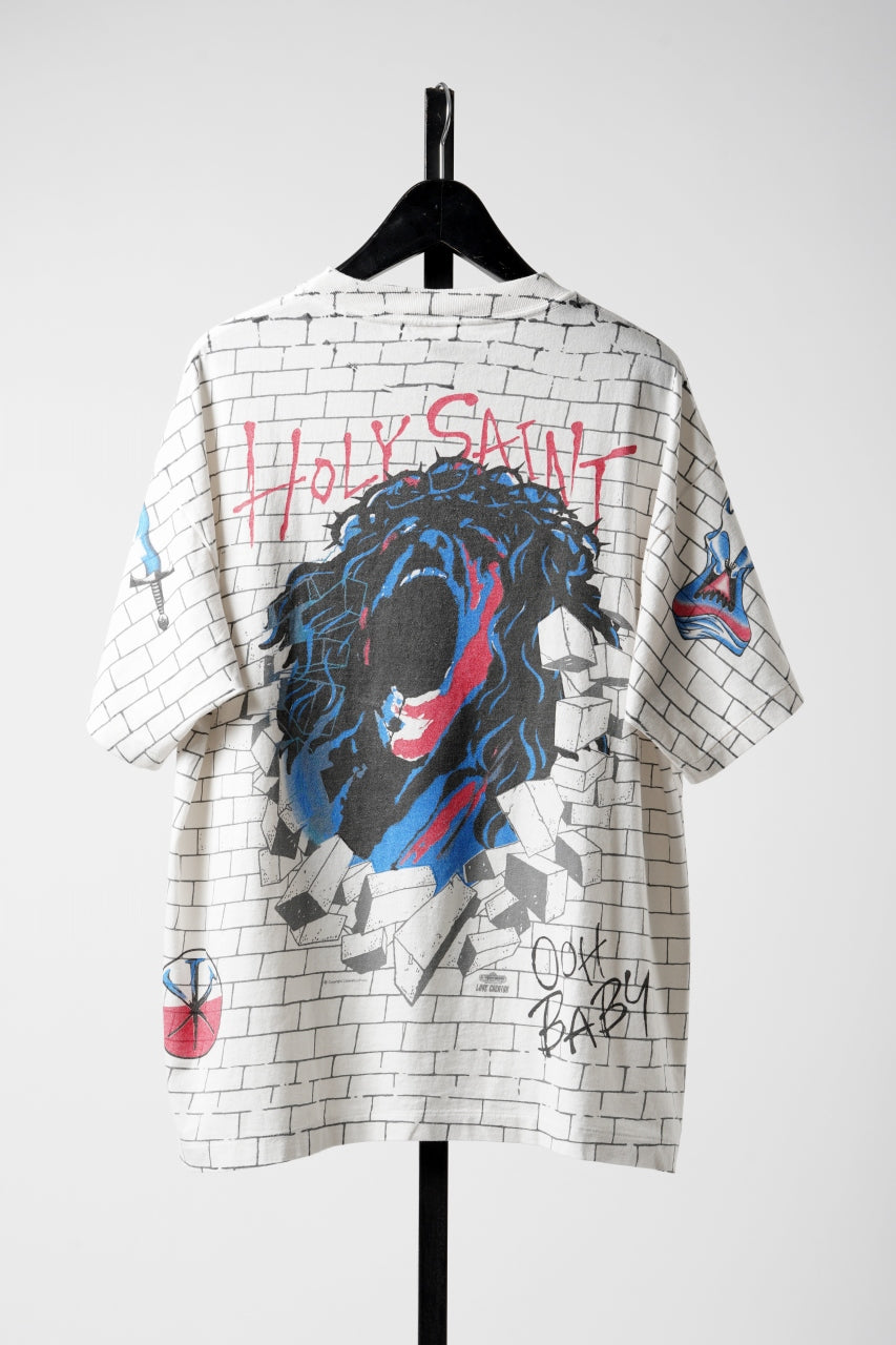Load image into Gallery viewer, SAINT Mxxxxxx SS TEE / HOLY SAINT (WHITE)