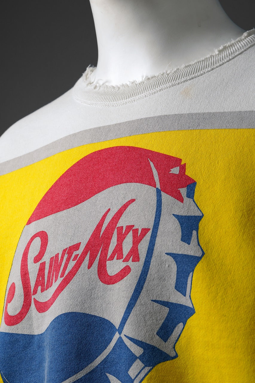 SAINT Mxxxxxx SWEAT / VAGUE ABUSE (WHITE)