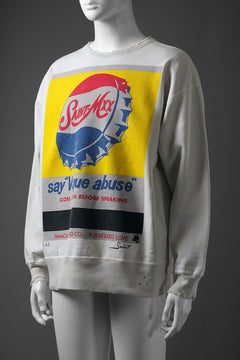 画像をギャラリービューアに読み込む, SAINT Mxxxxxx SWEAT / VAGUE ABUSE (WHITE)