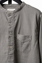Load image into Gallery viewer, FULLCOUNT Herringbone Pencil Stripe Farmer Shirt (GRAY)
