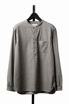 Load image into Gallery viewer, FULLCOUNT Herringbone Pencil Stripe Farmer Shirt (GRAY)