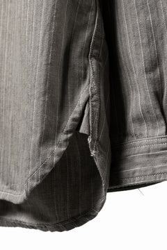 Load image into Gallery viewer, FULLCOUNT Herringbone Pencil Stripe Farmer Shirt (GRAY)