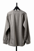 Load image into Gallery viewer, FULLCOUNT Herringbone Pencil Stripe Farmer Shirt (GRAY)