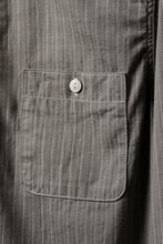 Load image into Gallery viewer, FULLCOUNT Herringbone Pencil Stripe Work Shirt (GRAY)