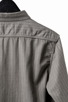 Load image into Gallery viewer, FULLCOUNT Herringbone Pencil Stripe Work Shirt (GRAY)