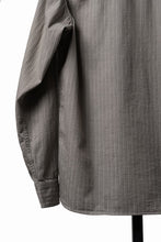 Load image into Gallery viewer, FULLCOUNT Herringbone Pencil Stripe Work Shirt (GRAY)