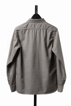 Load image into Gallery viewer, FULLCOUNT Herringbone Pencil Stripe Work Shirt (GRAY)