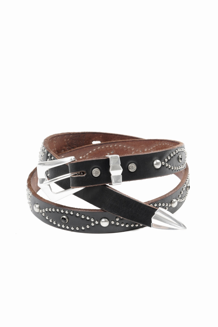 画像をギャラリービューアに読み込む, SAINT Mxxxxxx × HTC BELT NARROW / BLACK STONE (BLACK)