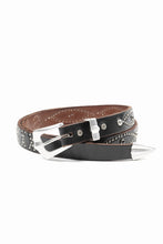 画像をギャラリービューアに読み込む, SAINT Mxxxxxx × HTC BELT NARROW / BLACK STONE (BLACK)