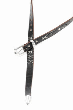 画像をギャラリービューアに読み込む, SAINT Mxxxxxx × HTC BELT NARROW / BLACK STONE (BLACK)