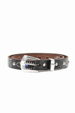 画像をギャラリービューアに読み込む, SAINT Mxxxxxx × HTC BELT NARROW / RAINBOW STONE (BLACK)