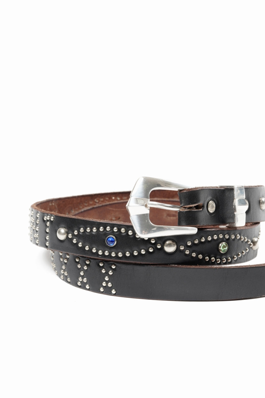 画像をギャラリービューアに読み込む, SAINT Mxxxxxx × HTC BELT NARROW / RAINBOW STONE (BLACK)