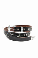 画像をギャラリービューアに読み込む, SAINT Mxxxxxx × HTC BELT NARROW / RAINBOW STONE (BLACK)
