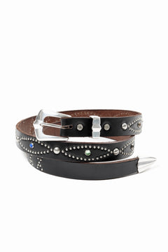 画像をギャラリービューアに読み込む, SAINT Mxxxxxx × HTC BELT NARROW / RAINBOW STONE (BLACK)