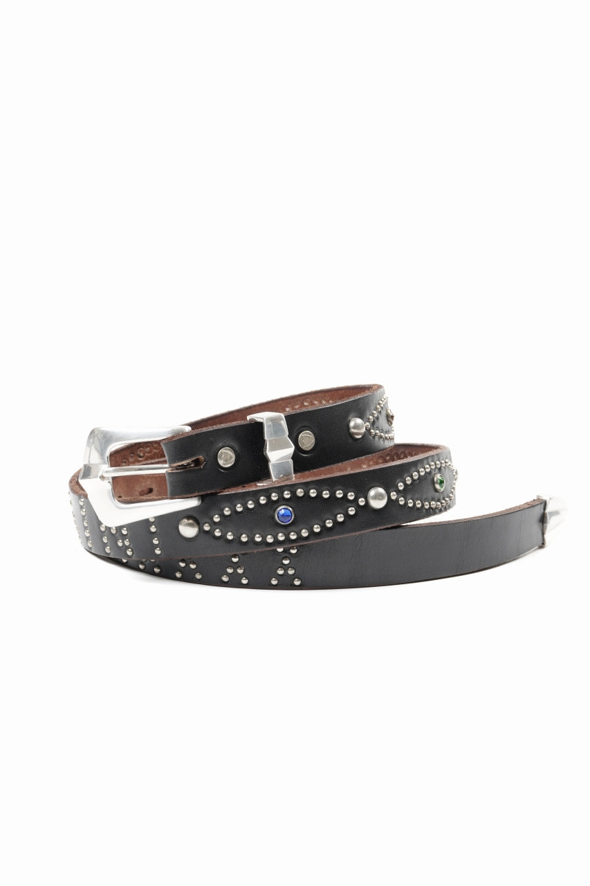 画像をギャラリービューアに読み込む, SAINT Mxxxxxx × HTC BELT NARROW / RAINBOW STONE (BLACK)