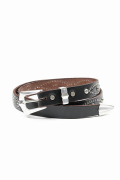 画像をギャラリービューアに読み込む, SAINT Mxxxxxx × HTC BELT NARROW / RAINBOW STONE (BLACK)