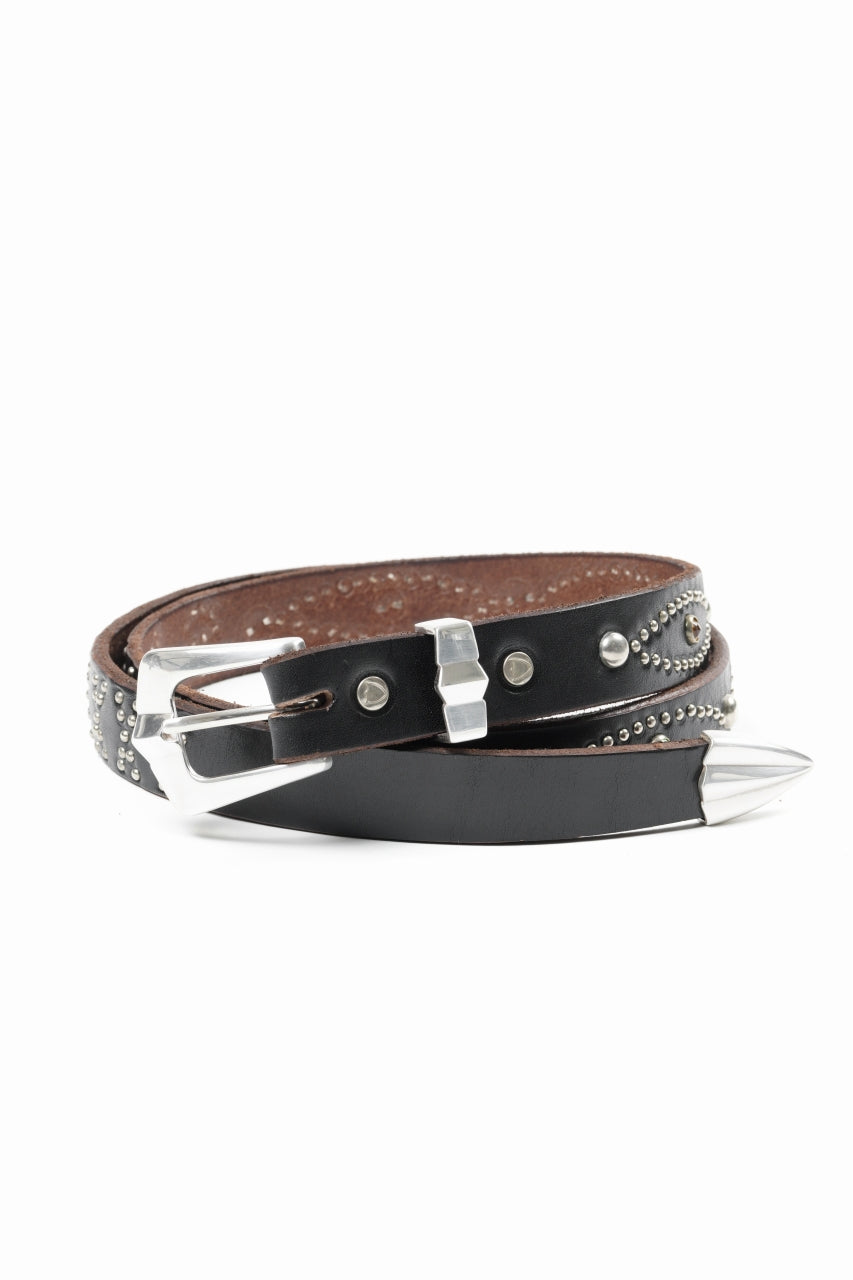 画像をギャラリービューアに読み込む, SAINT Mxxxxxx × HTC BELT NARROW / RAINBOW STONE (BLACK)