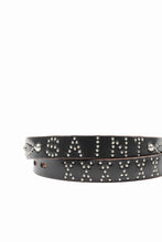 画像をギャラリービューアに読み込む, SAINT Mxxxxxx × HTC BELT NARROW / RAINBOW STONE (BLACK)