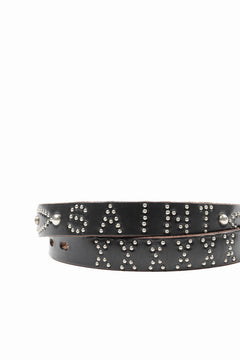 画像をギャラリービューアに読み込む, SAINT Mxxxxxx × HTC BELT NARROW / RAINBOW STONE (BLACK)