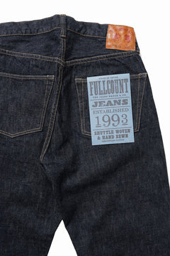 Load image into Gallery viewer, FULLCOUNT 0105XXW Wide Jeans / 15.5oz Zimbabwe Selvedge Denim (INDIGO BLUE / ONE WASHED)