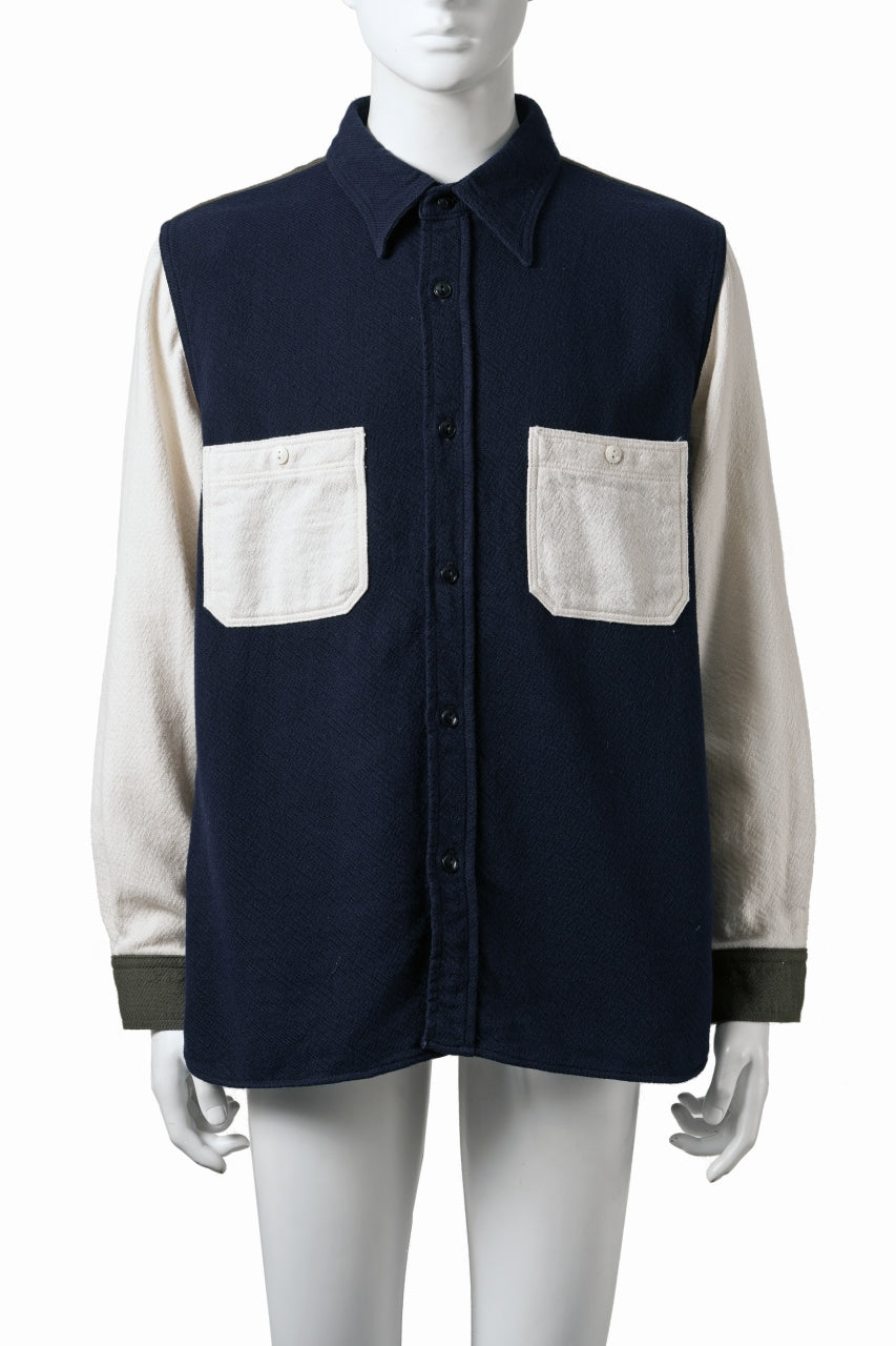 Load image into Gallery viewer, FULLCOUNT CRAZY PATTERN FLANNEL WORK SHIRT (TYPE A)