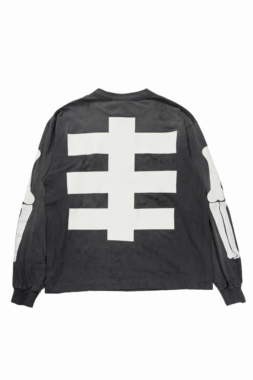 画像をギャラリービューアに読み込む, SAINT Mxxxxxx x BOUNTY HUNTER LS T-SHIRT / BONE (BLACK)
