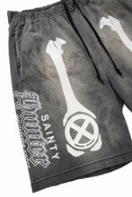 画像をギャラリービューアに読み込む, SAINT Mxxxxxx x BOUNTY HUNTER CUT SEW SHORTS / BONE (BLACK)