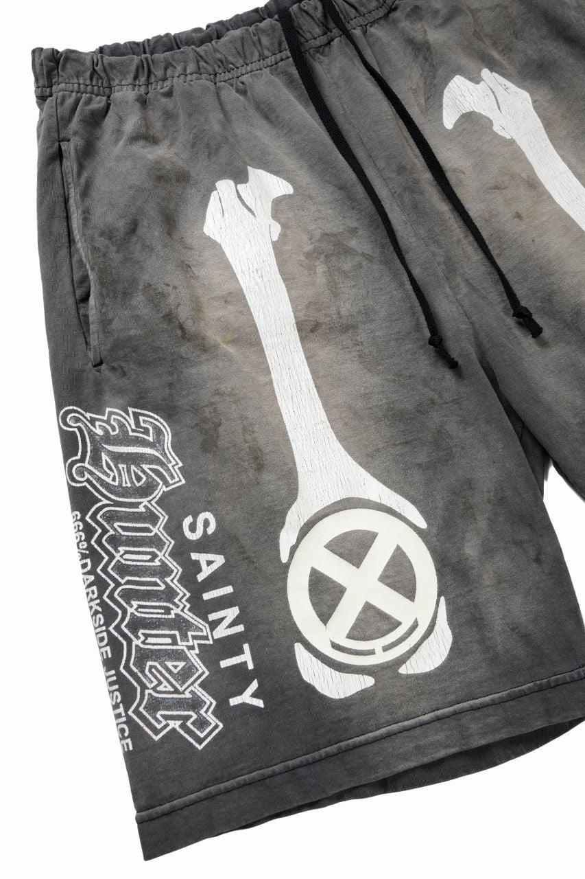 画像をギャラリービューアに読み込む, SAINT Mxxxxxx x BOUNTY HUNTER CUT SEW SHORTS / BONE (BLACK)