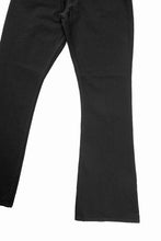 画像をギャラリービューアに読み込む, SAINT Mxxxxxx BLACK DENIM PANTS / FLARE (BLACK)