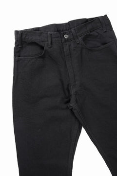 画像をギャラリービューアに読み込む, SAINT Mxxxxxx BLACK DENIM PANTS / FLARE (BLACK)