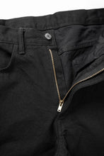 画像をギャラリービューアに読み込む, SAINT Mxxxxxx BLACK DENIM PANTS / FLARE (BLACK)