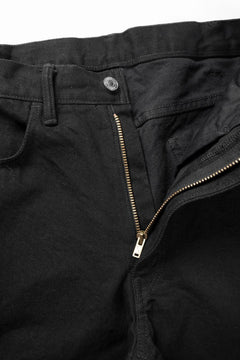 画像をギャラリービューアに読み込む, SAINT Mxxxxxx BLACK DENIM PANTS / FLARE (BLACK)