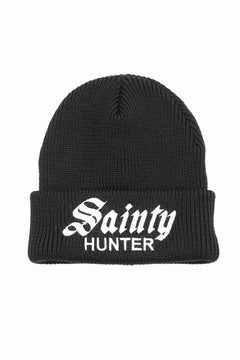 画像をギャラリービューアに読み込む, SAINT Mxxxxxx × BOUNTY HUNTER KNIT CAP / SAINTY HUNTER (BLACK)