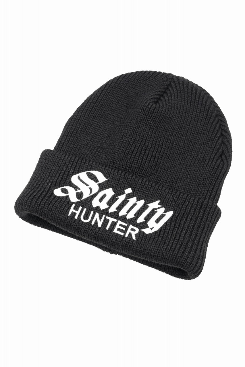 画像をギャラリービューアに読み込む, SAINT Mxxxxxx × BOUNTY HUNTER KNIT CAP / SAINTY HUNTER (BLACK)
