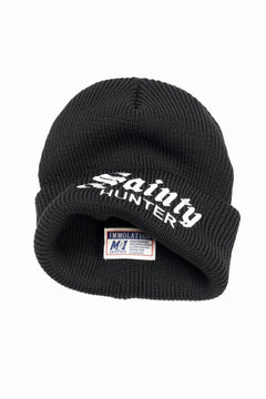 画像をギャラリービューアに読み込む, SAINT Mxxxxxx × BOUNTY HUNTER KNIT CAP / SAINTY HUNTER (BLACK)