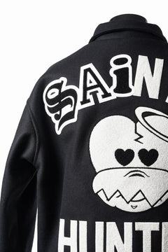 画像をギャラリービューアに読み込む, SAINT Mxxxxxx x BOUNTY HUNTER VARSITY JACKET / SAINTY HUNTER (BLACK)