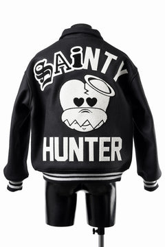 画像をギャラリービューアに読み込む, SAINT Mxxxxxx x BOUNTY HUNTER VARSITY JACKET / SAINTY HUNTER (BLACK)