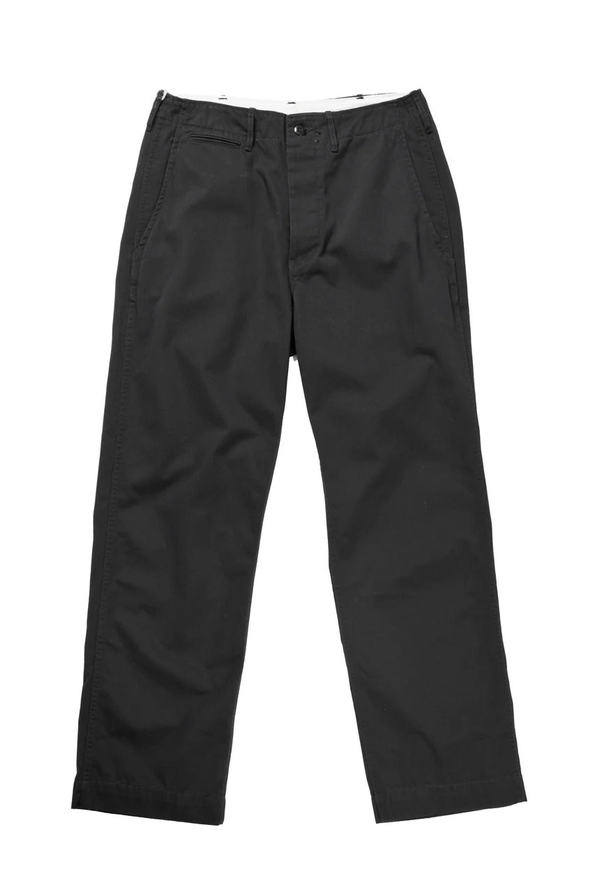 Load image into Gallery viewer, FULLCOUNT 1153 U.S.ARMY TAPERED CHINO TROUSERS (BLACK)