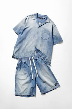 画像をギャラリービューアに読み込む, FULLCOUNT 1143HW-2 Denim Resort Shorts (Indigo Blue)