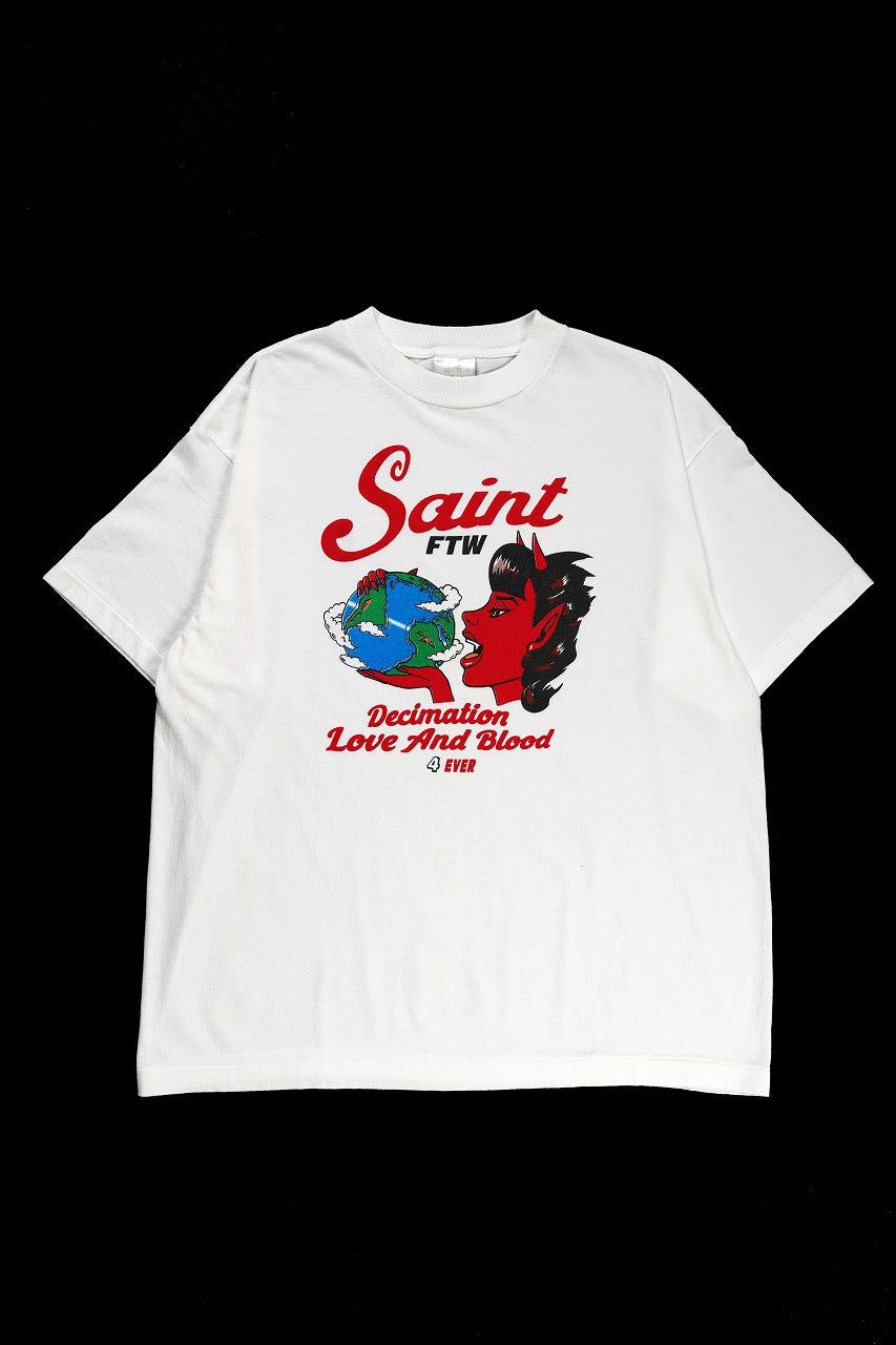 画像をギャラリービューアに読み込む, SAINT Mxxxxxx SS TEE / SAINT DEVIL (WHITE)