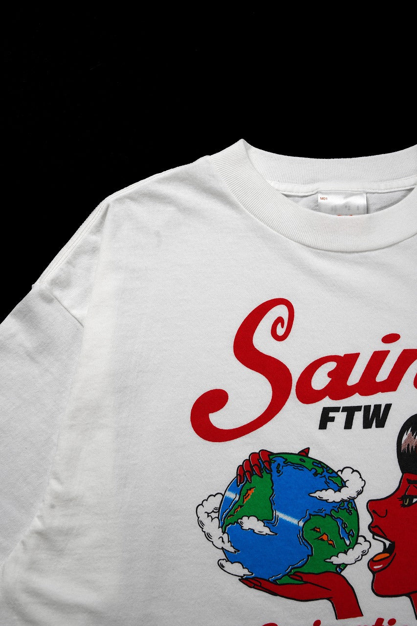 画像をギャラリービューアに読み込む, SAINT Mxxxxxx SS TEE / SAINT DEVIL (WHITE)