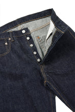 Load image into Gallery viewer, FULLCOUNT 1103W Clean Straight Jeans / 13.7oz Zimbabwe Selvedge Denim (INDIGO BLUE / ONE WASHED)